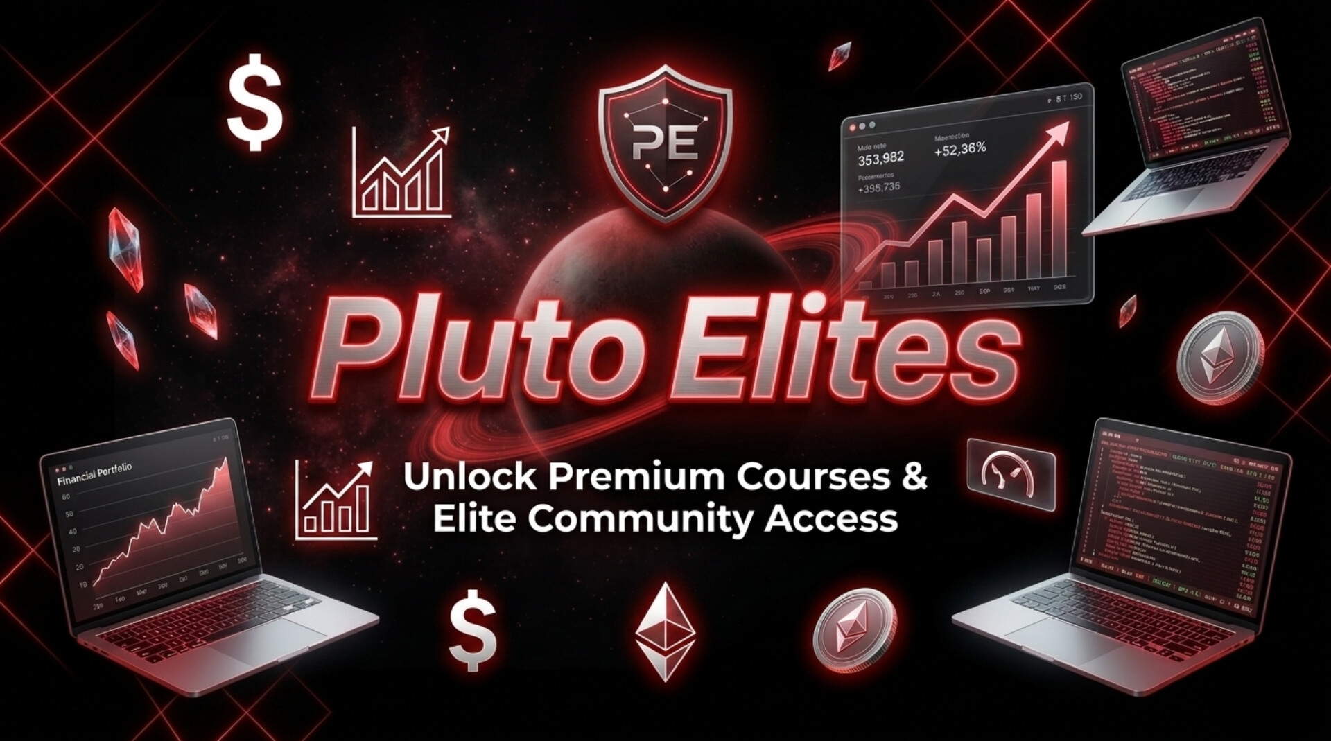 Pluto Elites – All Premium Courses, One Membership