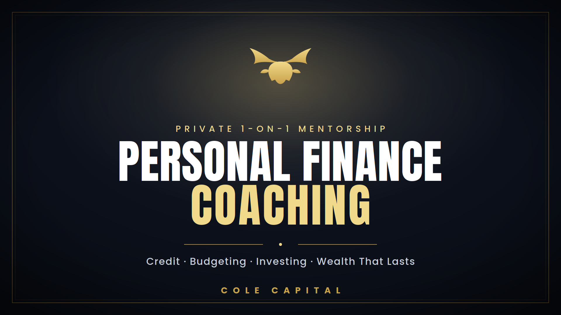 1on1 Personal Finance Coaching 