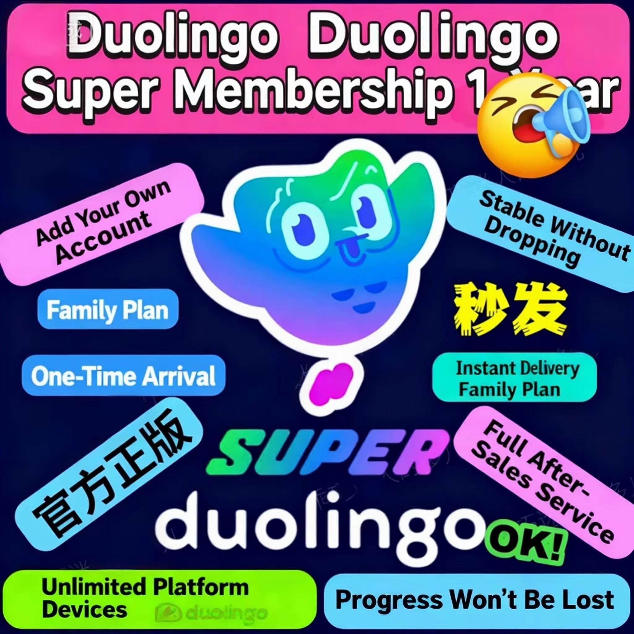 Duolingo Super one years