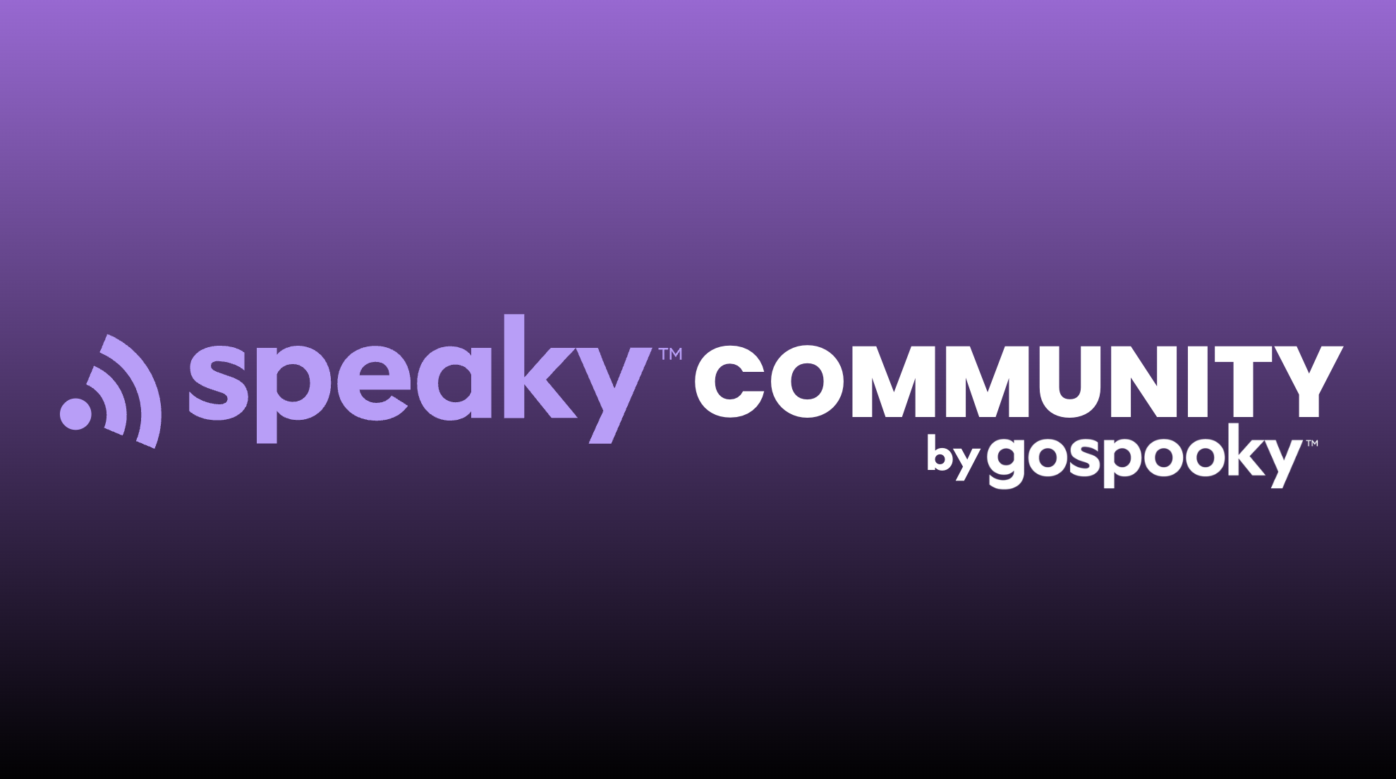 Speaky Community - by GoSpooky