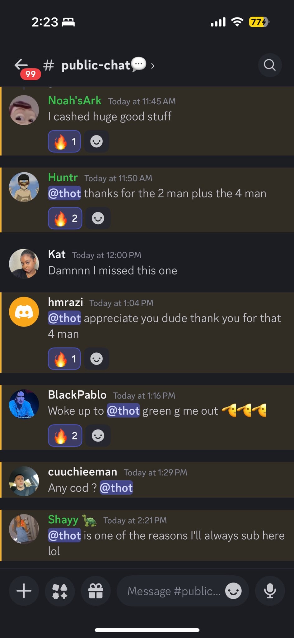 Thotpicks Slips