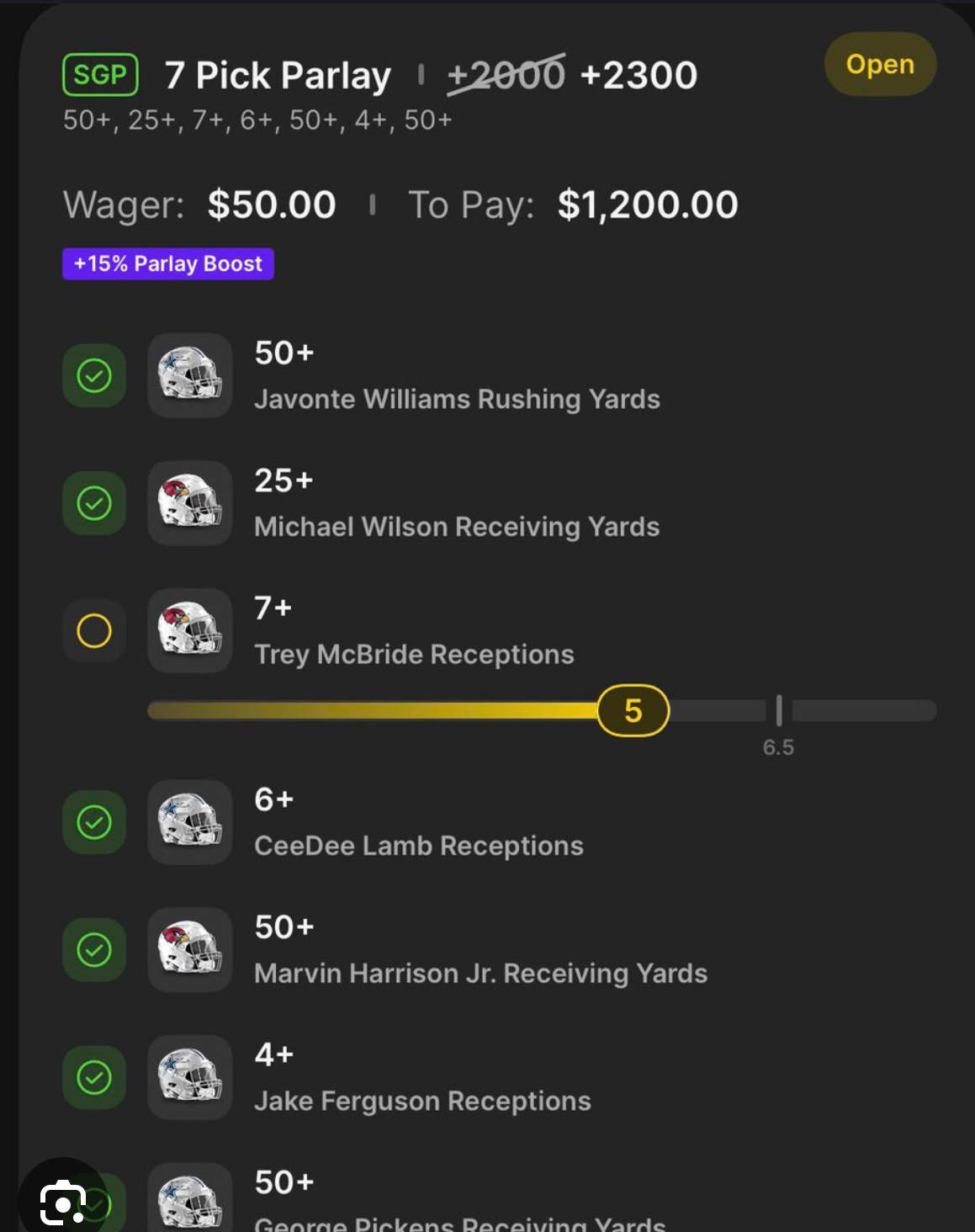 sports bets 