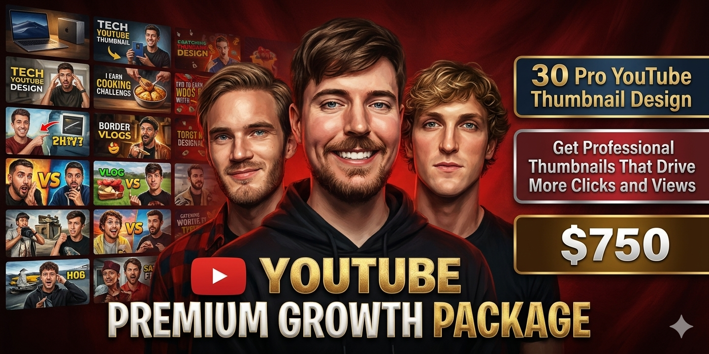 25 Pro YouTube Thumbnail Design