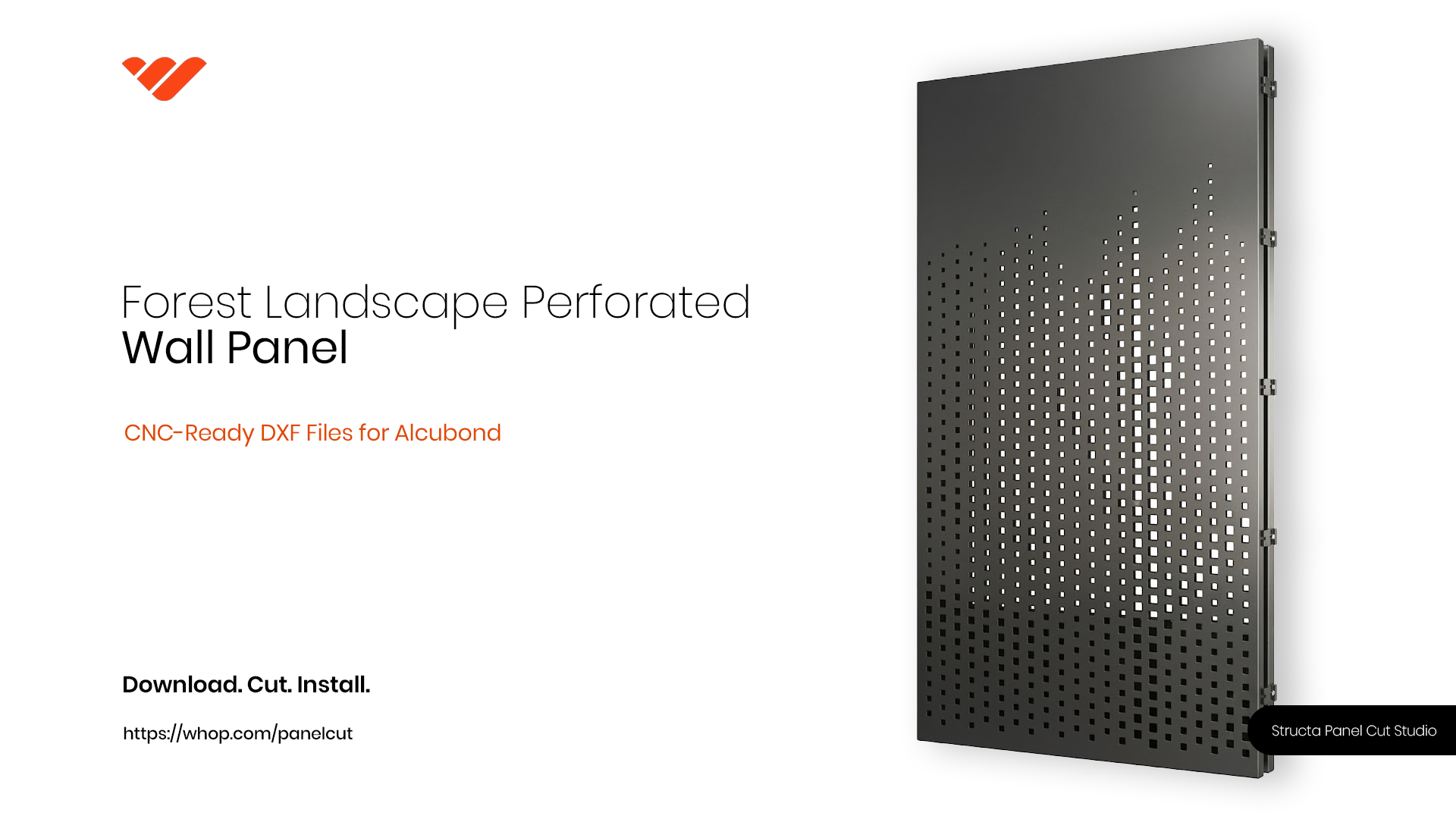 Forest Landscape Perforated Wall Panel