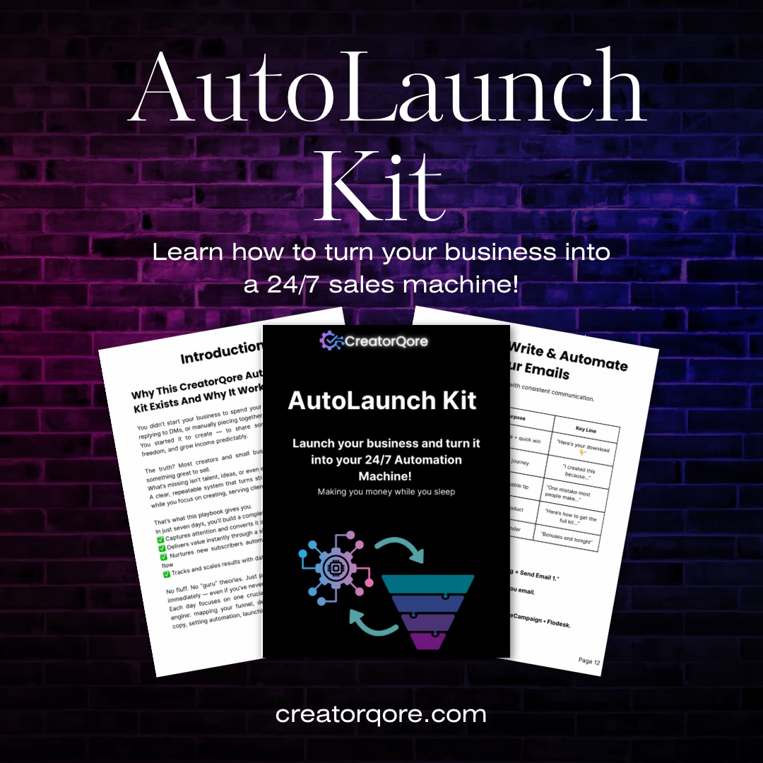 CreatorQore AutoLaunch Kit