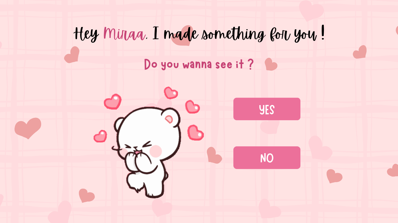 Will you be my Valentine?