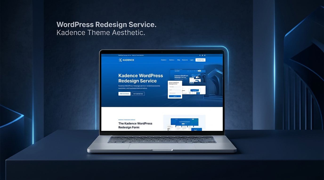 WordPress Redesign — Kadence & Speed Optimization