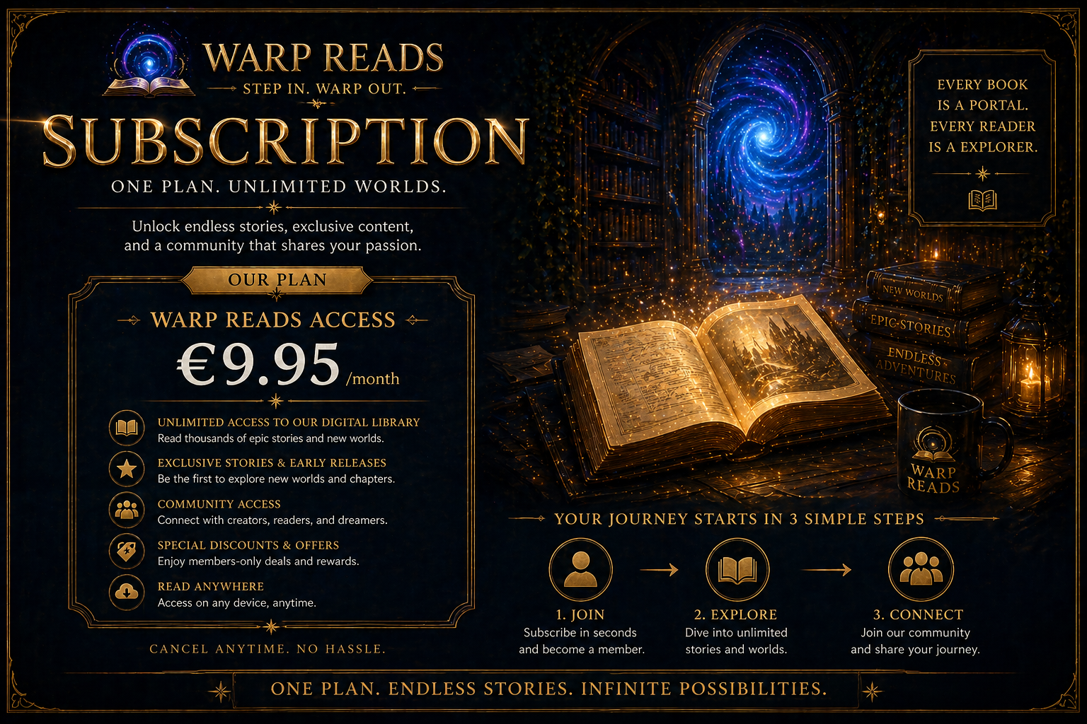 WarpReads subscription 