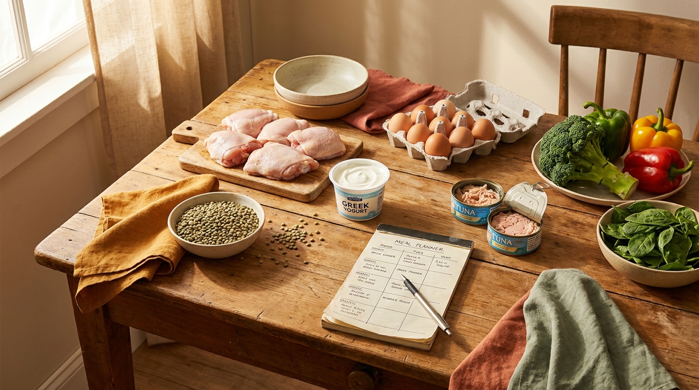 Families Cooking High Protein Dinners Without Processed Fillers