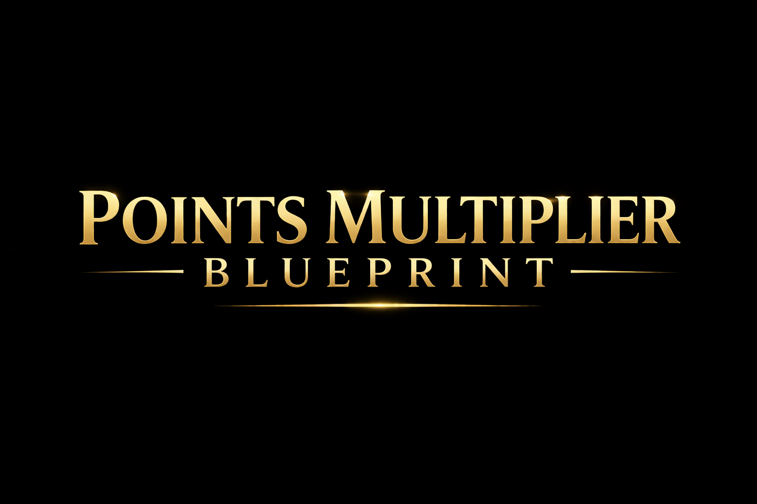 Points Multiplier Blueprint