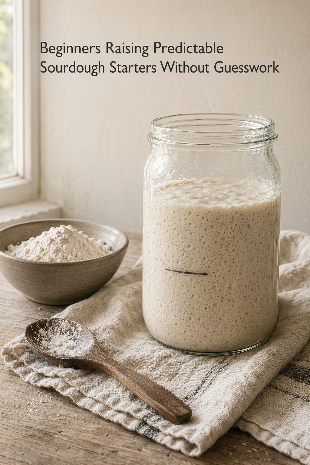 Beginners Raising Predictable Sourdough Starters Without Guesswork