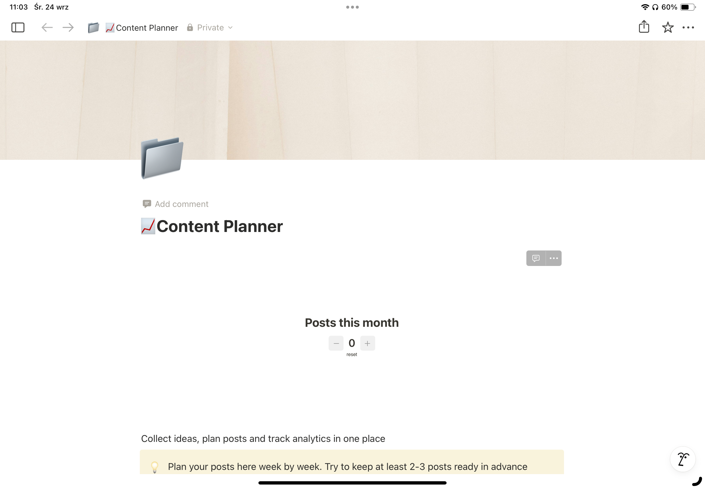 Content Planner