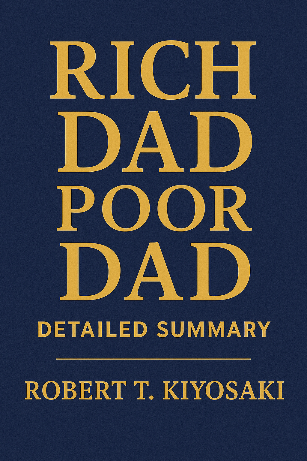BookBite: Rich Dad Poor Dad Summary PDF