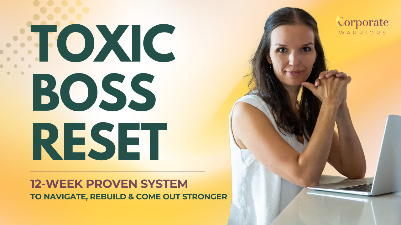 12-Week Group Coaching w/ Fela Rosa: Toxic Boss Reset