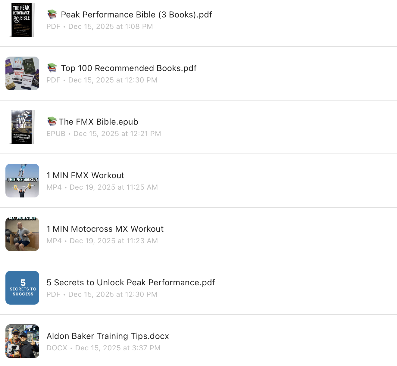 ALL FMX & MX Resources + Community