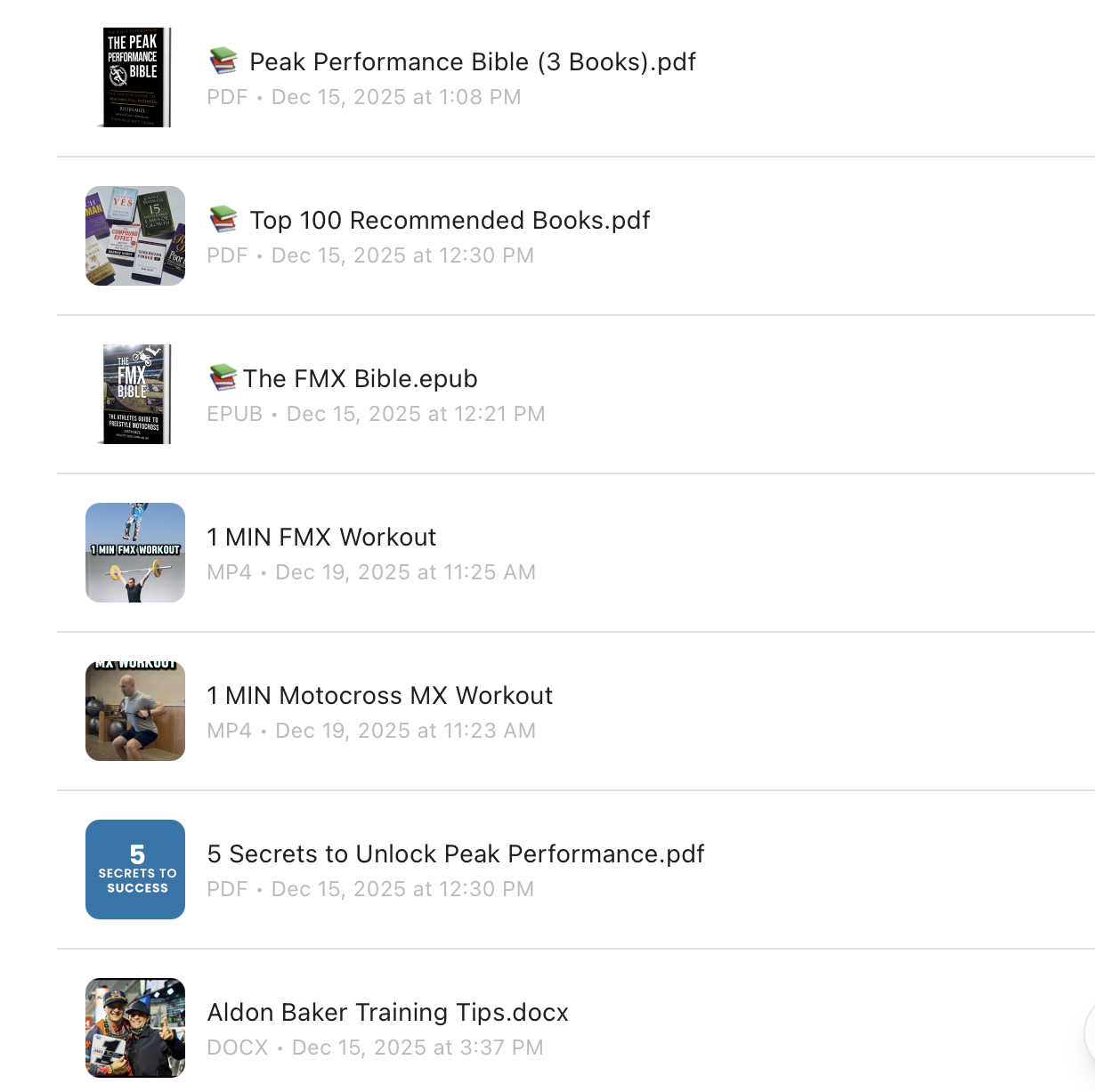 INJURY RECOVERY MASTERCLASS