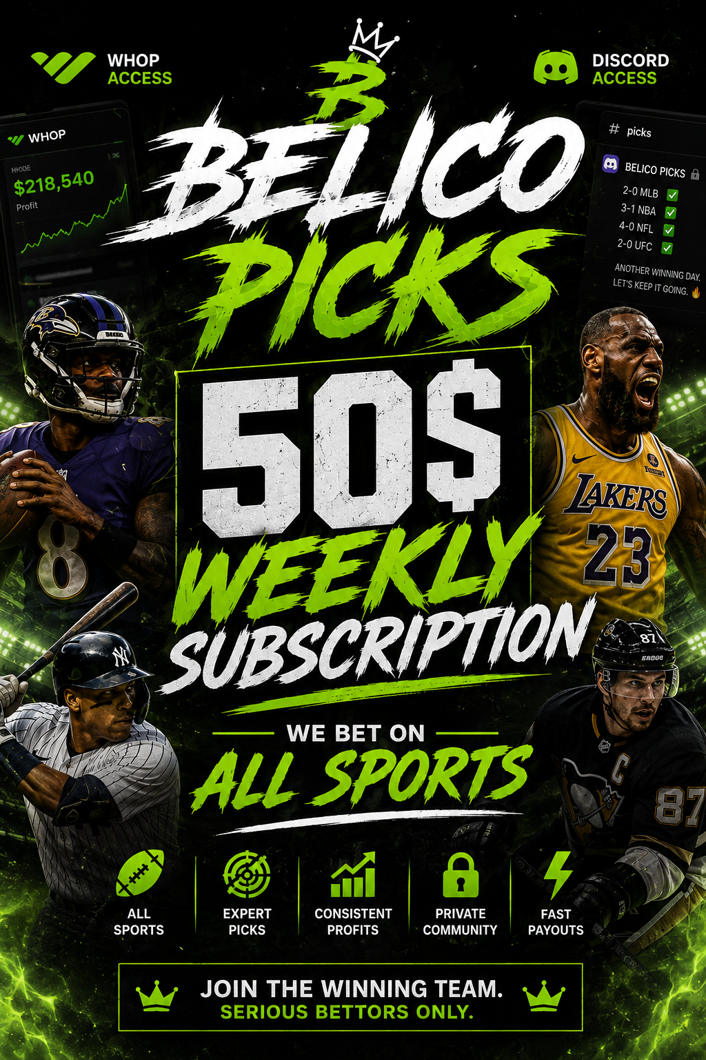 50 weekly subscription