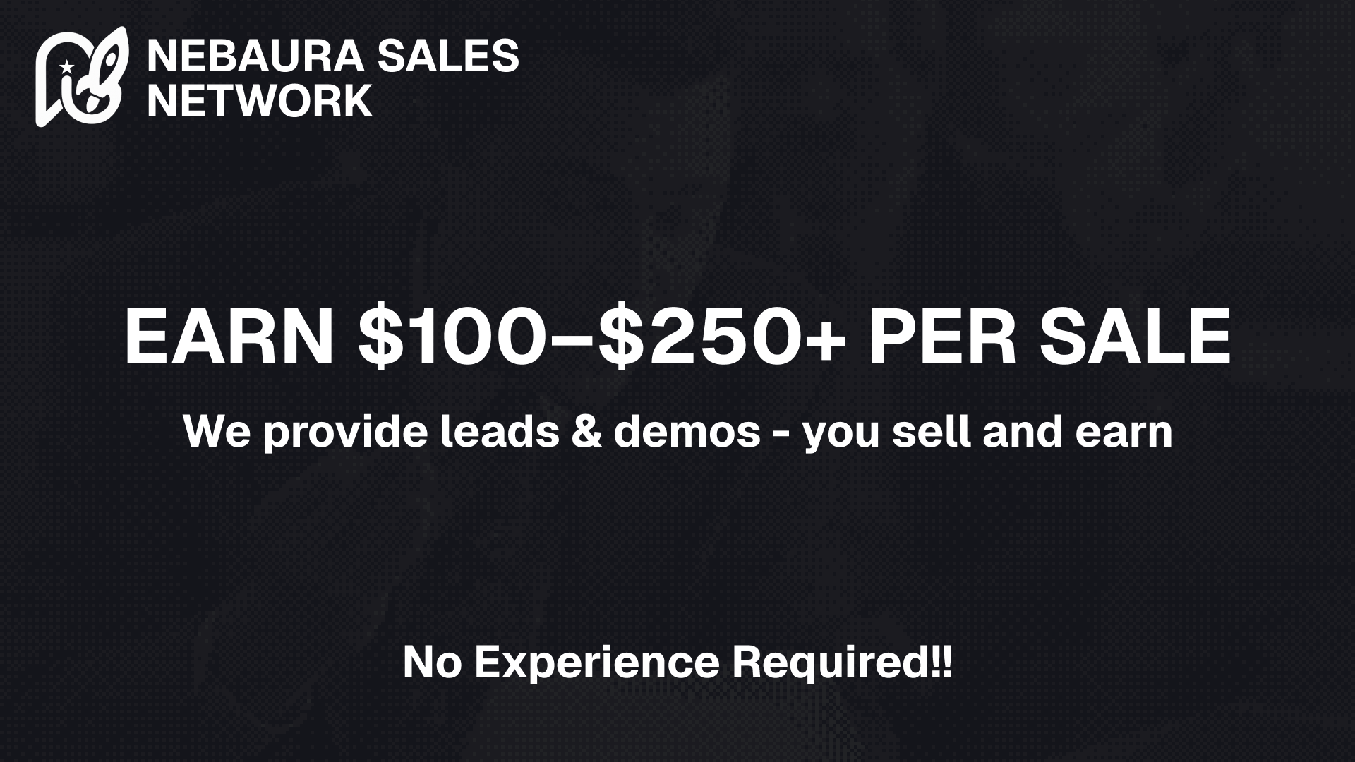 Earn Money Online - Sales Program