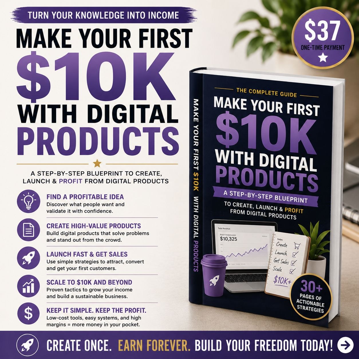 Make your first 10k with digital product 