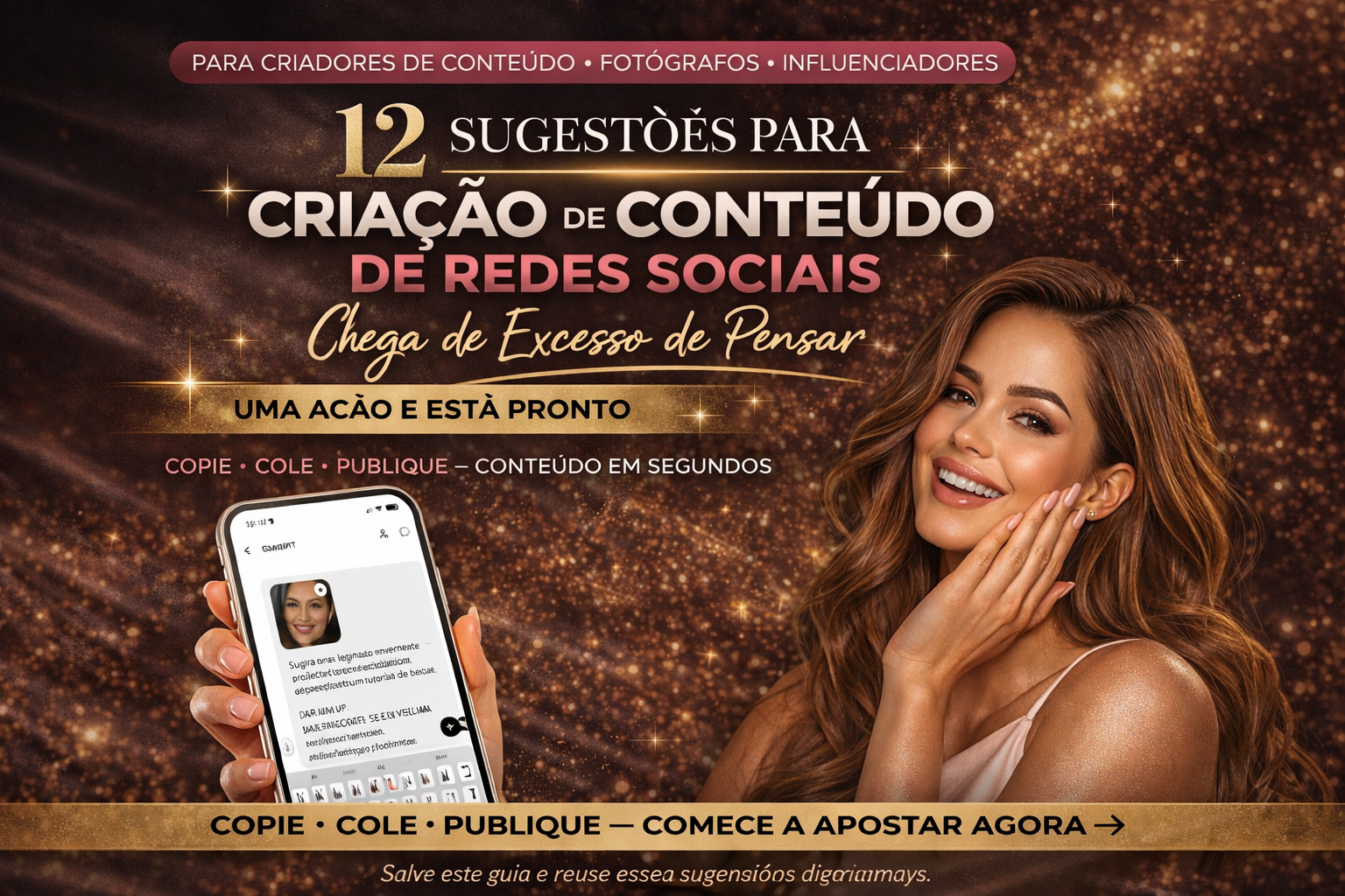 12 Prompts para Criar Conteúdo