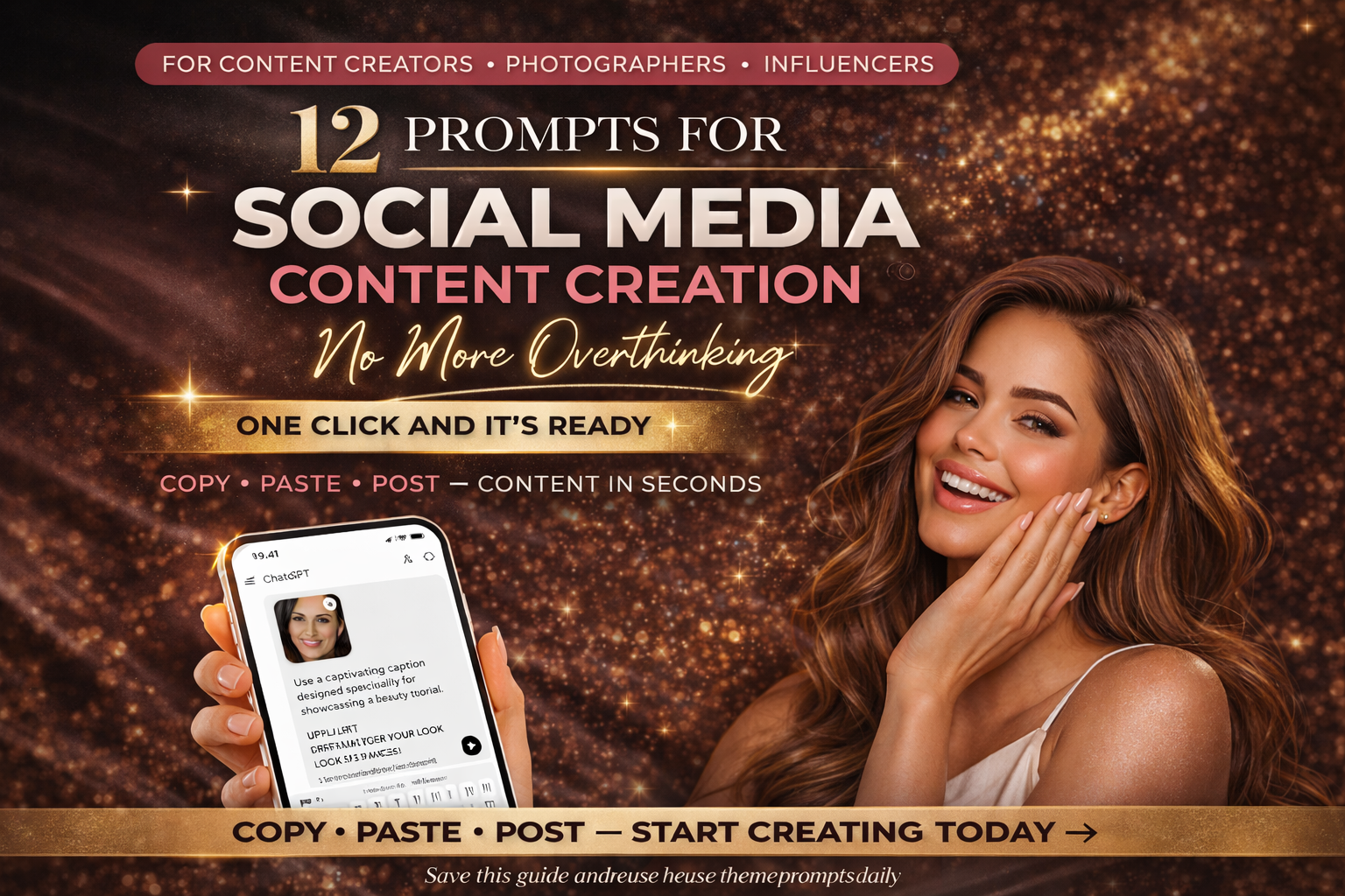 12 Prompts for  Beauty Content Creation 