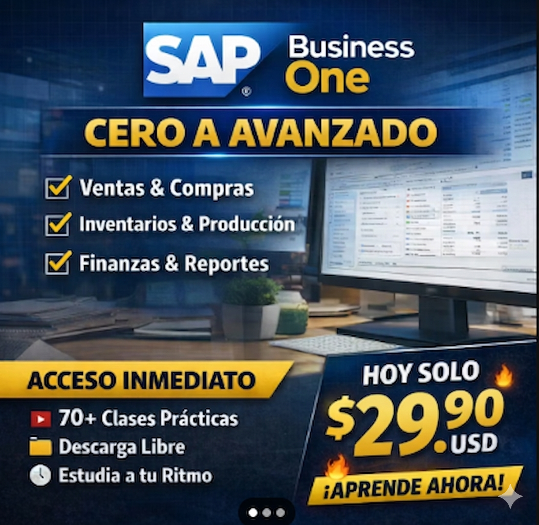 SAP B1 Cero a Avanzado