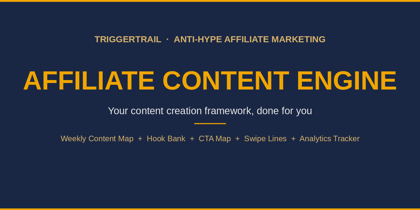 Affiliate Content Engine