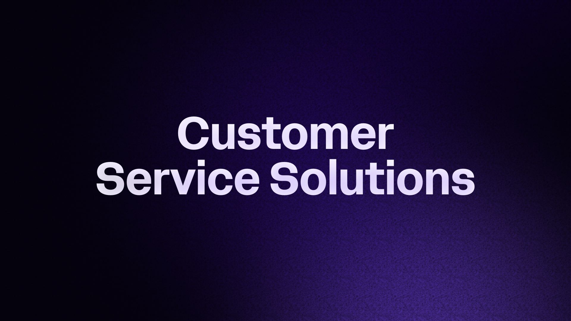 Customer Service agent