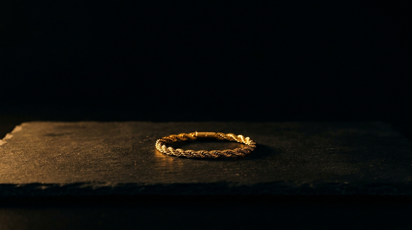 Gold Rope Bracelet