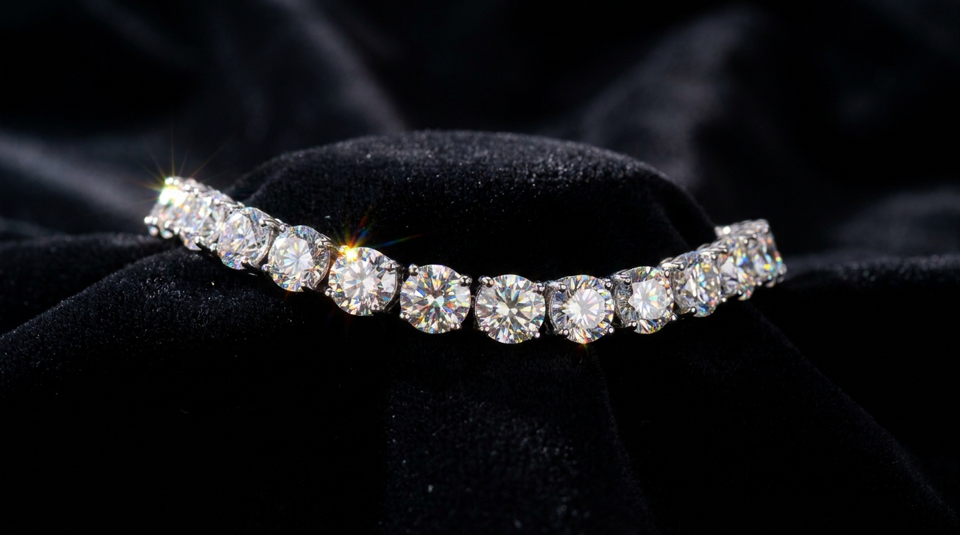 Celestial Moissanite Tennis Bracelet