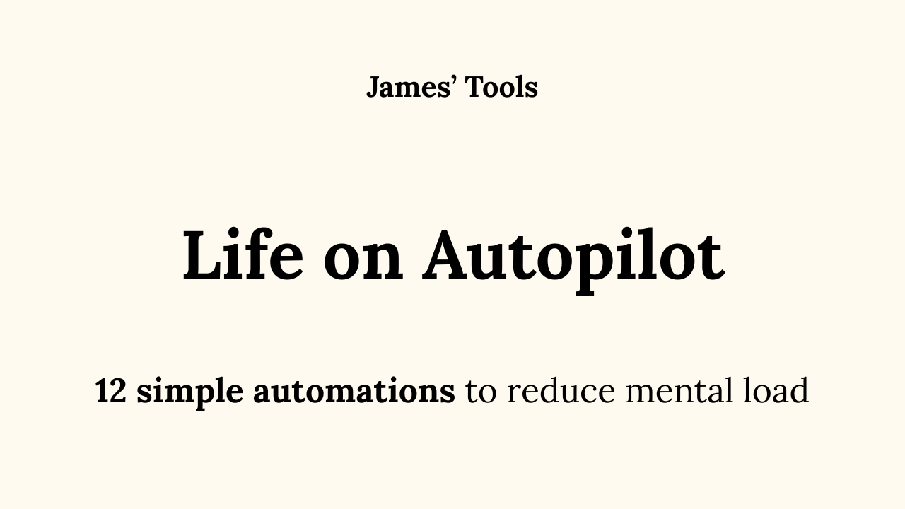 James' Tools