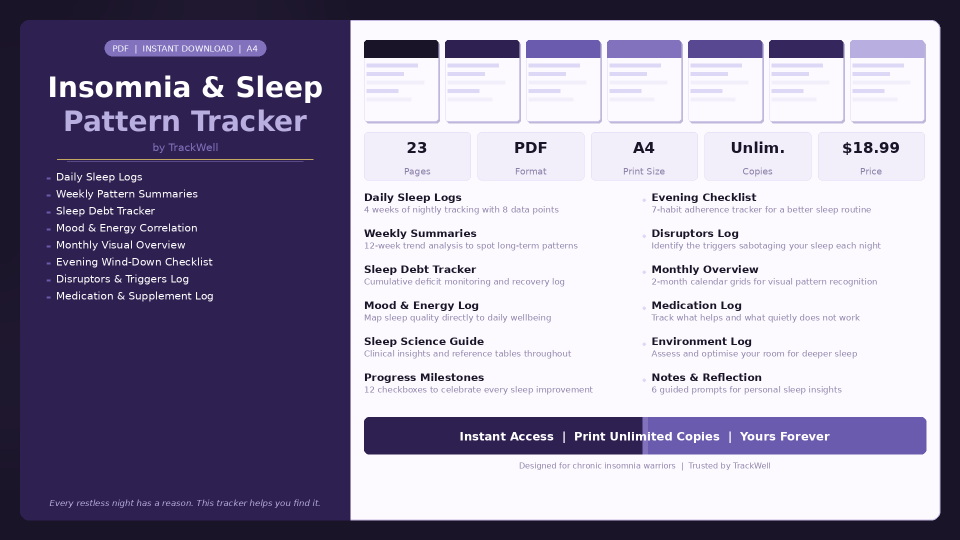 Insomnia & Sleep Pattern Tracker