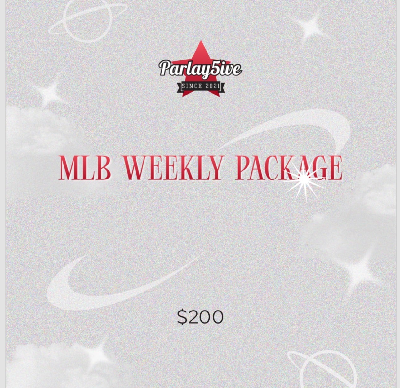 MLB weekly play