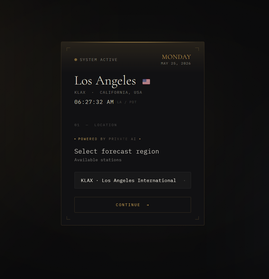 LA 🇺🇸 - Free Forecast AI DRIVEN