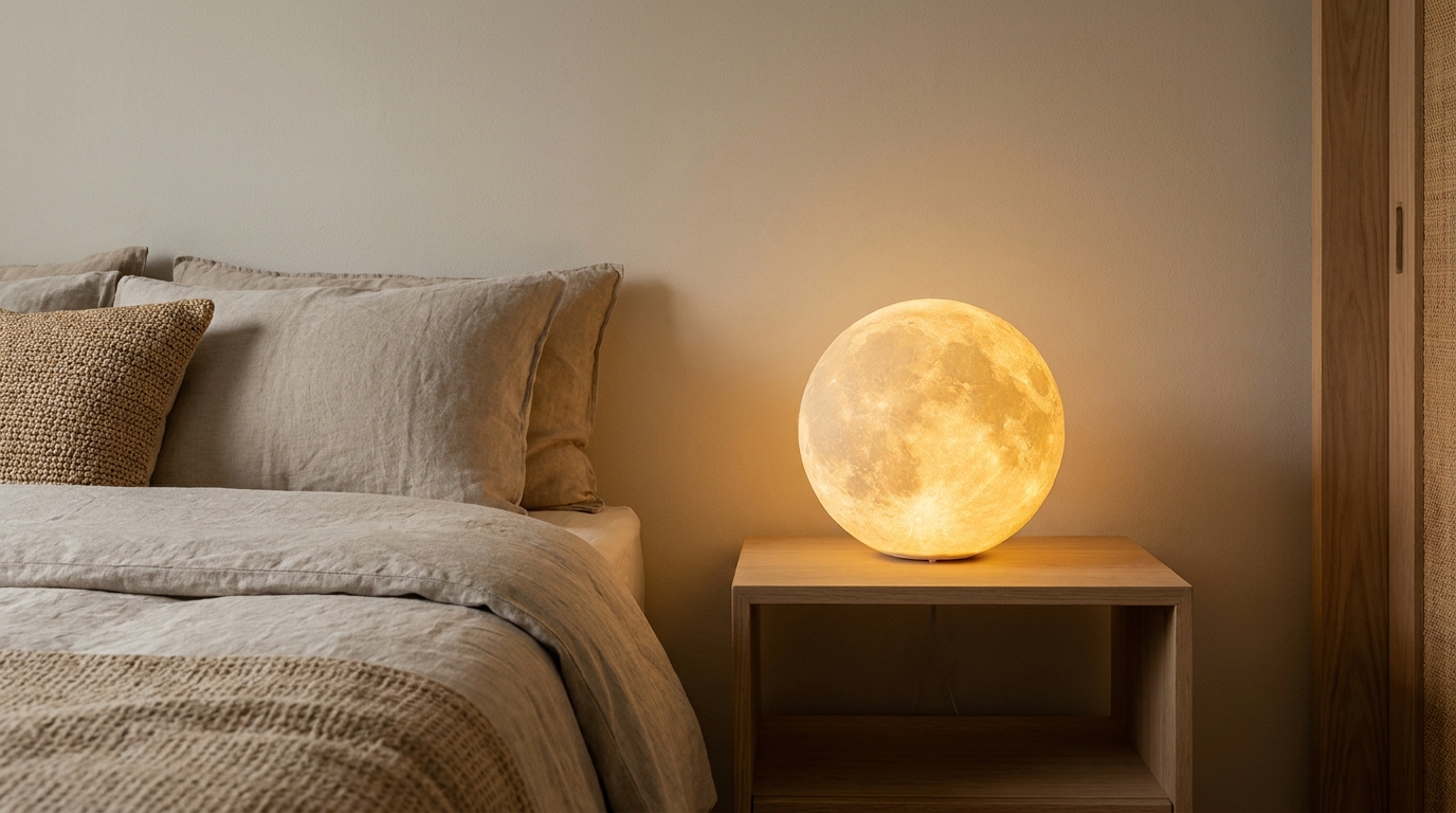 Lampe Lune LED — Ambiance Cozy