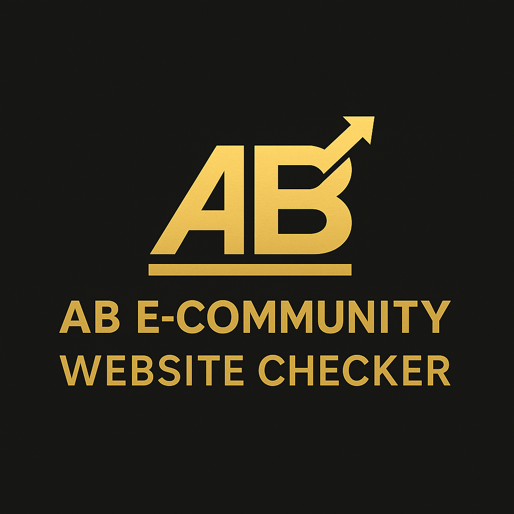 AB E-community website checker