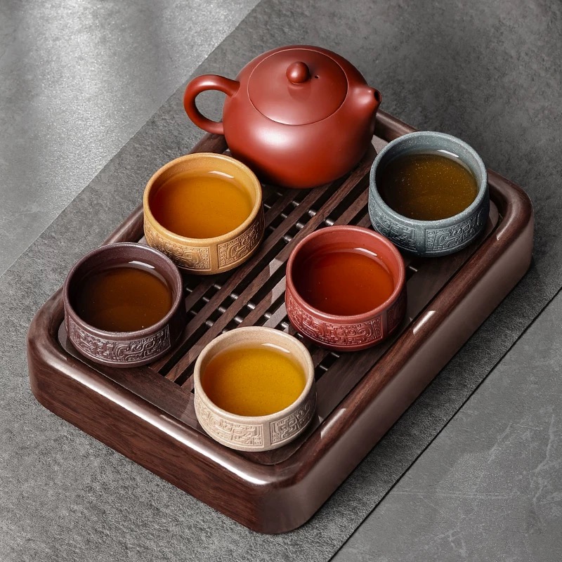 Minimalist Bamboo Tea Tray