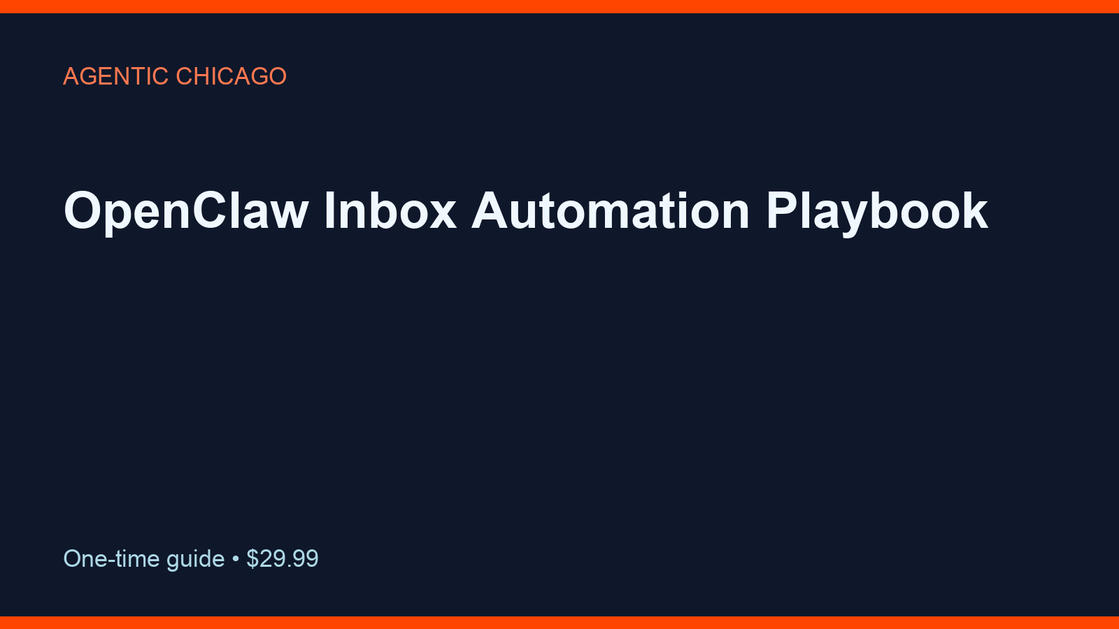 OpenClaw Inbox Automation Kit