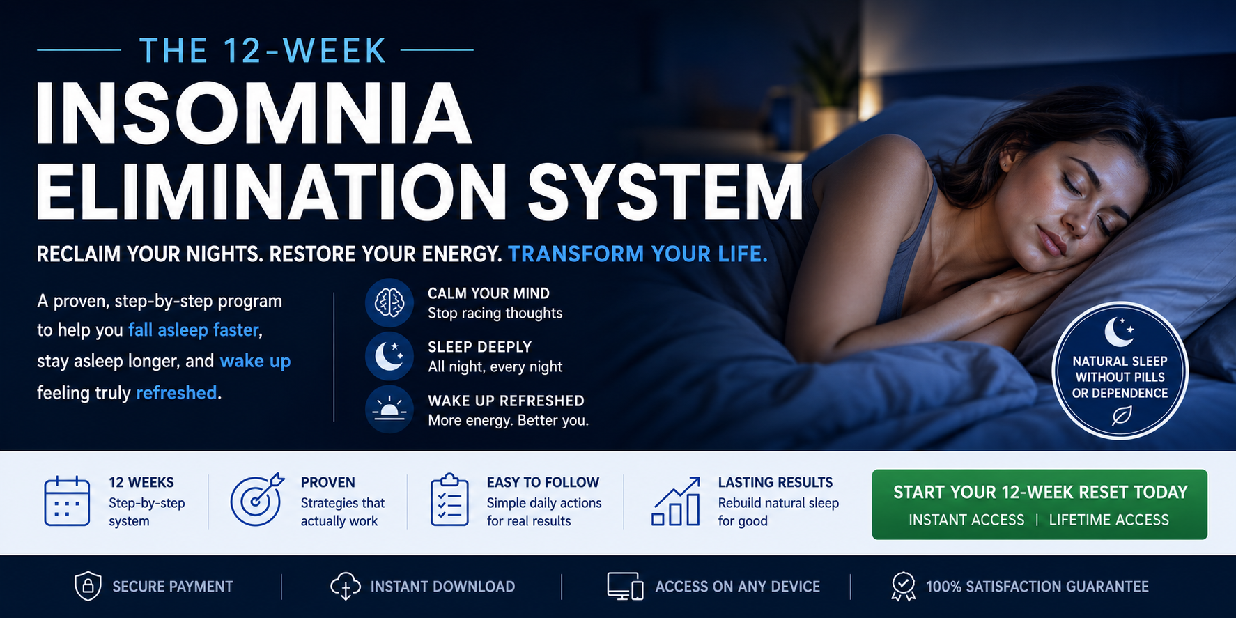 The 12-Week Insomnia Elimination System