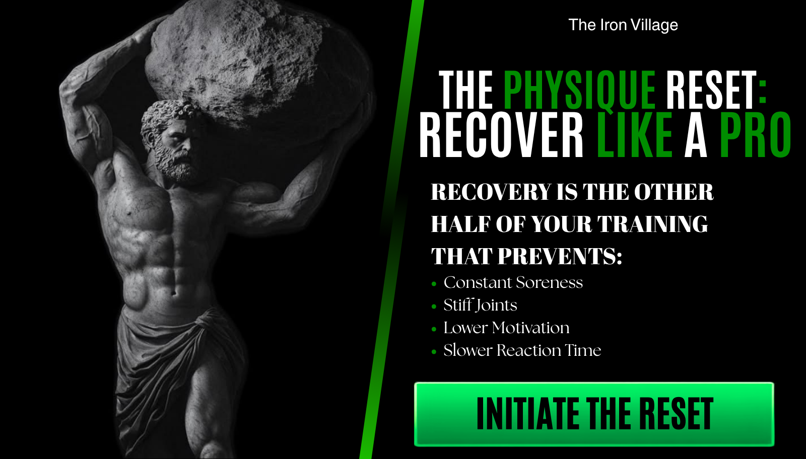 Recover Like a Pro: The 3-Week Recovery System for Serious Lifters