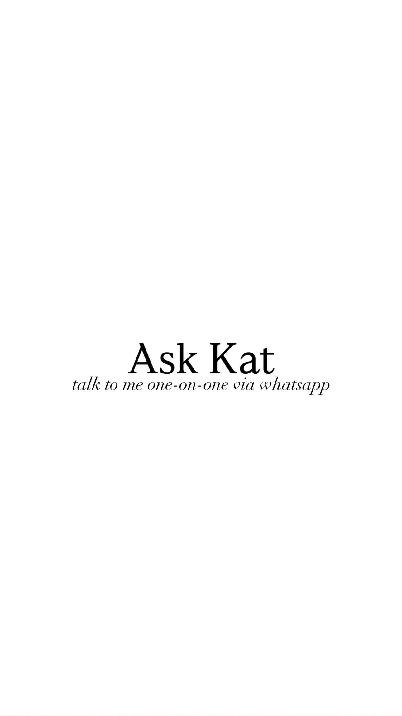 Ask Kat