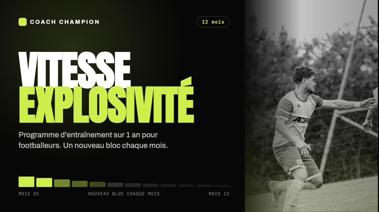 Vitesse & Explosivité pour Footballeurs