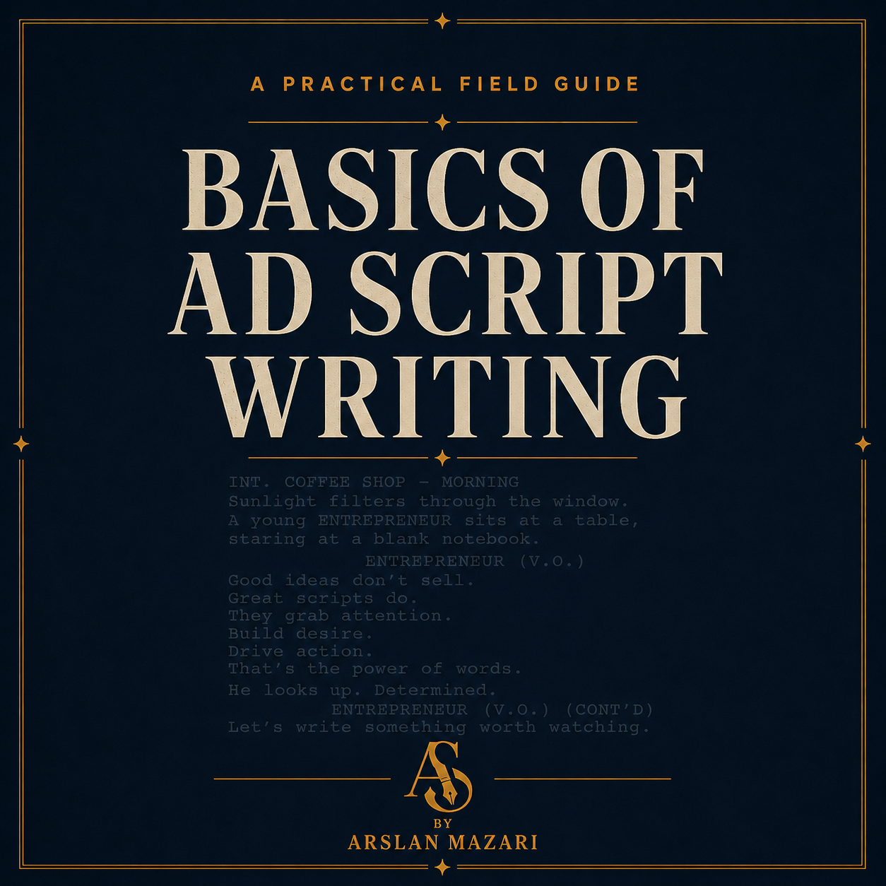 Script Writting Ultimate Guide book from Basics to advance 