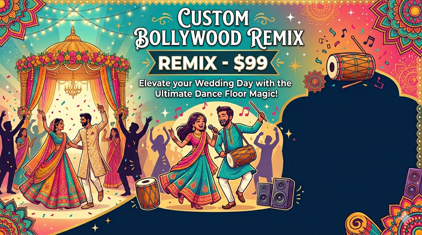 Bollywood Wedding Remix – Custom Song for Your Event