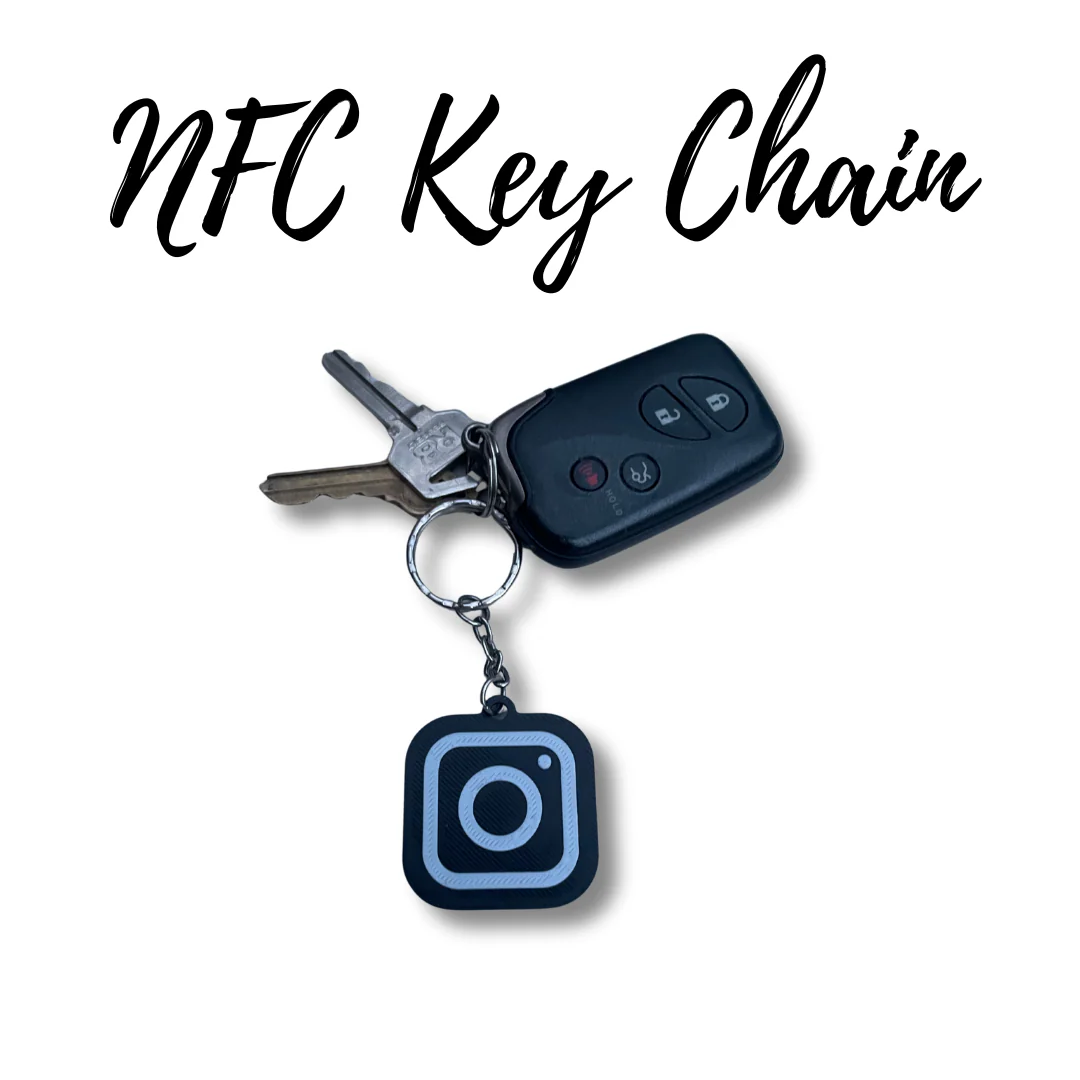 Instagram NFC Keychain