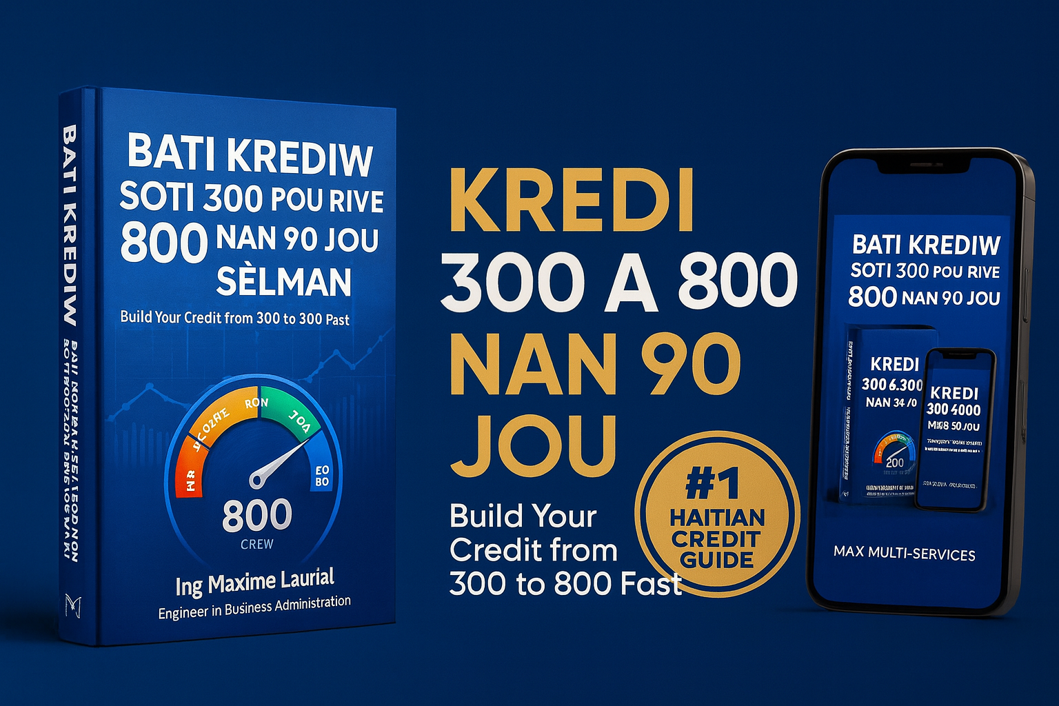 Bati Krediw 300-800 nan 90 Jou