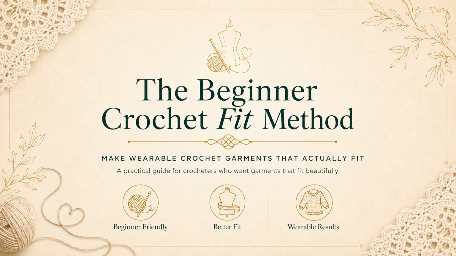 The Beginner Crochet Fit Method