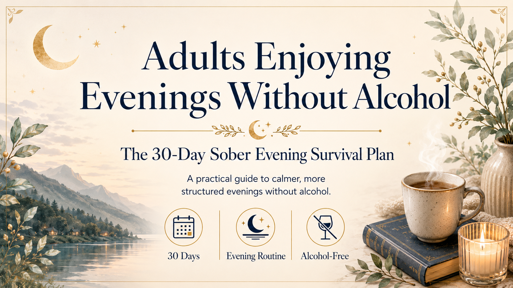 Adults Enjoying Evenings Without Alcohol