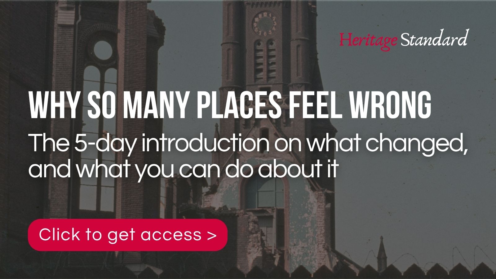 Why so many places feel wrong