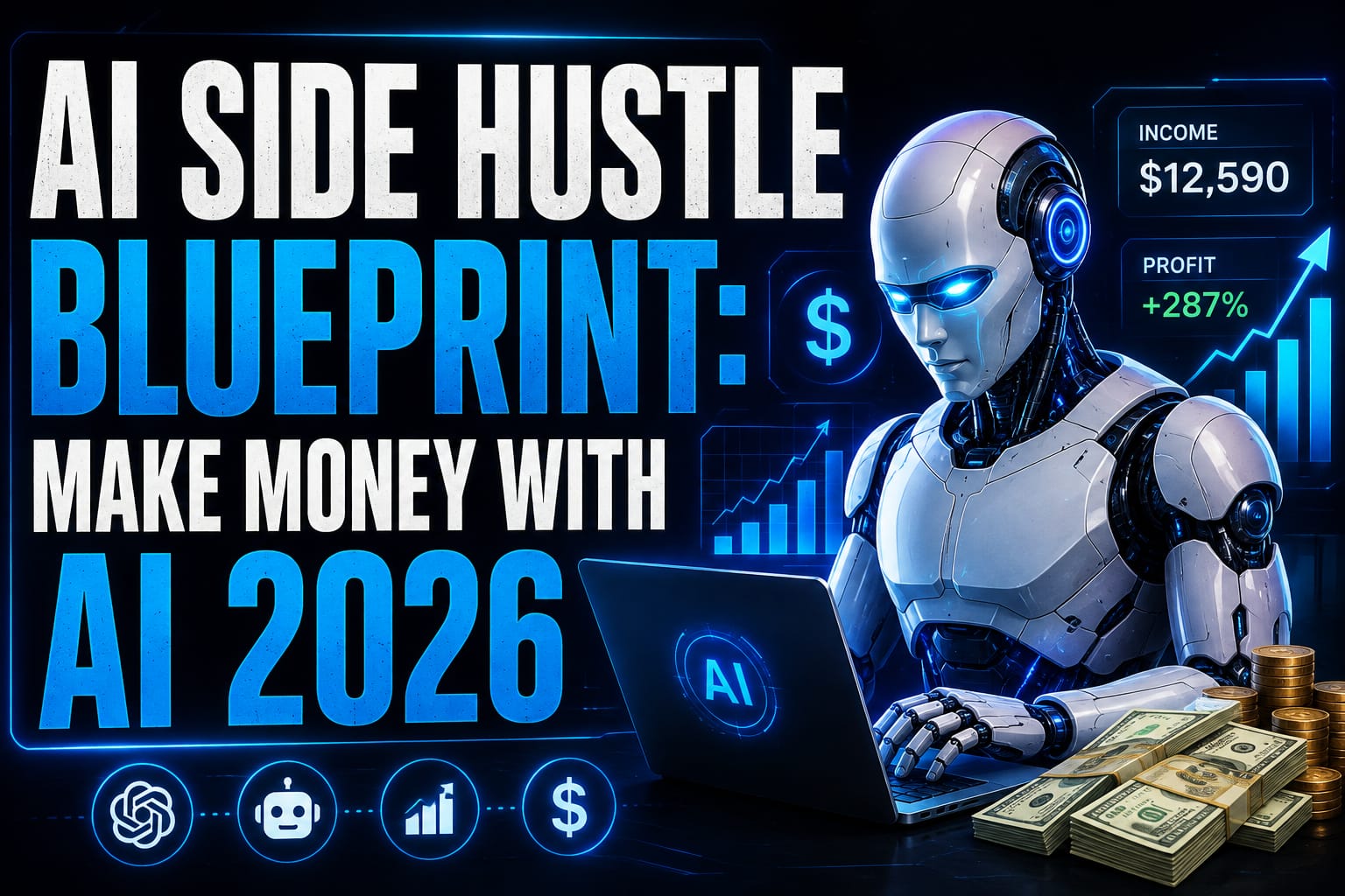 AI Side Hustle Blueprint: Make Money with AI 2026